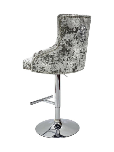 Majestic Crushed Velvet Bar Stool-Esme Furnishings