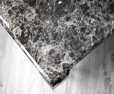 Louis Black Marble Dining Table - All Sizes-Esme Furnishings