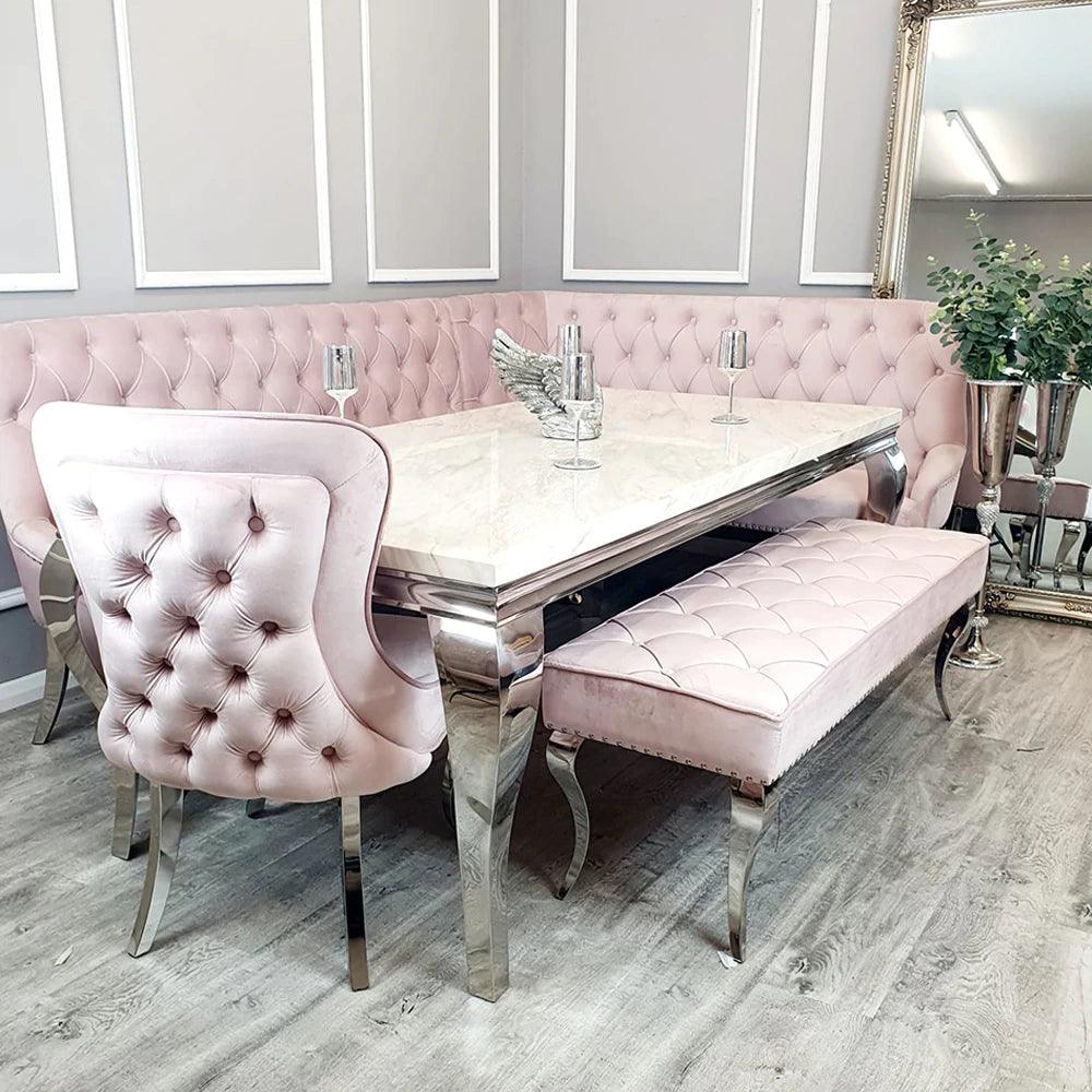Corner marble table deals