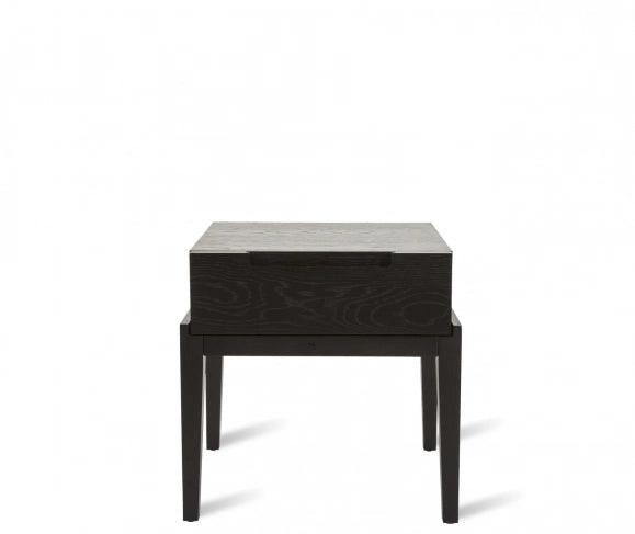 Twenty10 Designs Orchid Bedside Single Drawer in Black-Esme Furnishings