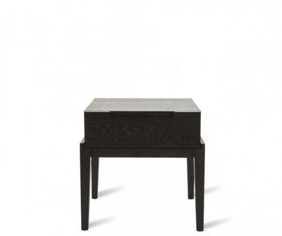 Twenty10 Designs Orchid Bedside Single Drawer in Black-Esme Furnishings