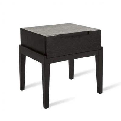 Twenty10 Designs Orchid Bedside Single Drawer in Black-Esme Furnishings