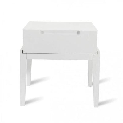 Twenty10 Designs Orchid Bedside Single Drawer in White-Esme Furnishings