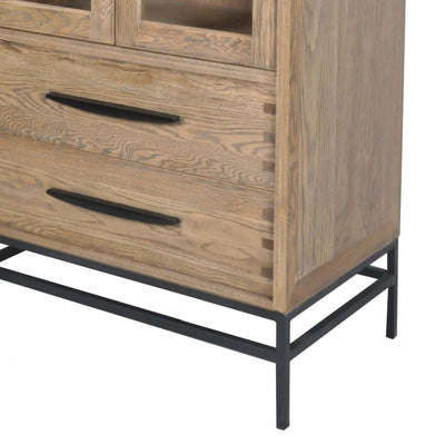 RV Astley Brue Tall Display Cabinet-Esme Furnishings