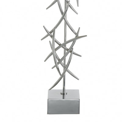 RV Astley Halsey Chrome Lamp-Esme Furnishings