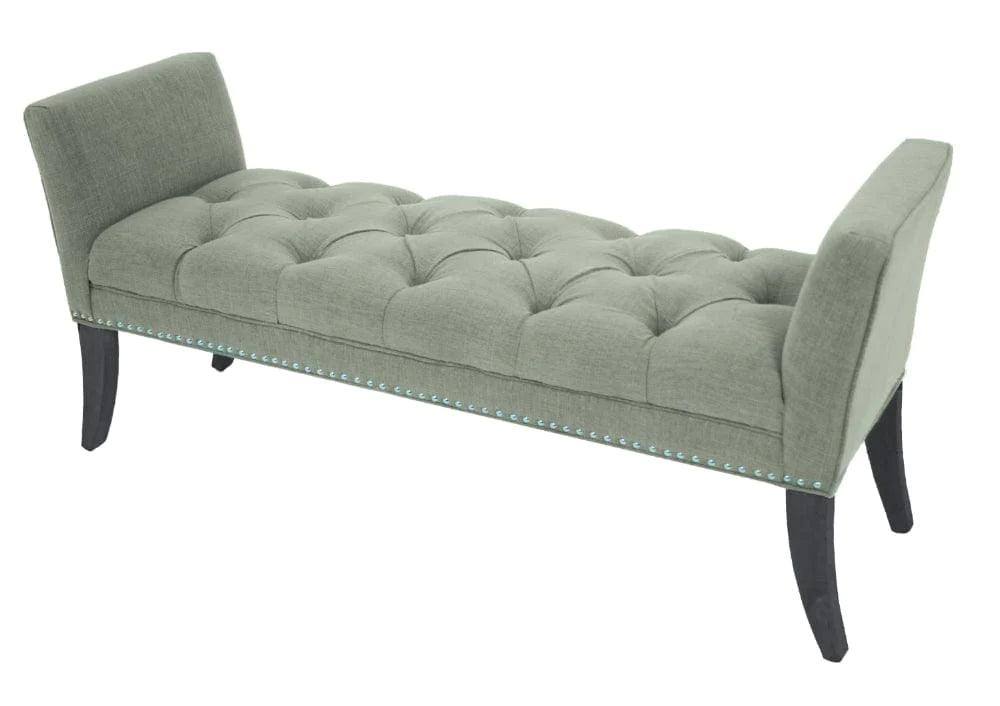 RV Astley Appignano Bench with dark leg-Esme Furnishings