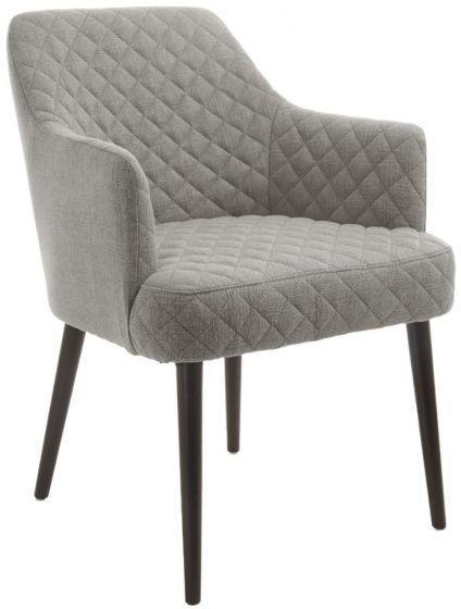 RV Astley Kirk Grey Fabric Dining Chair-Esme Furnishings