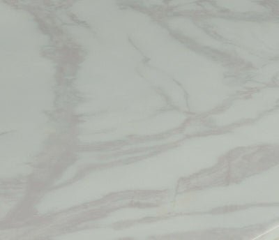 Arianna 200cm White Marble Dining Table + Silver Grey Lion Knocker Velvet Chairs-Esme Furnishings