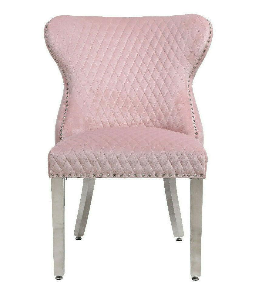 Louis 200cm Grey Marble Dining Table + Valentino Lion Knocker Velvet Chairs-Esme Furnishings