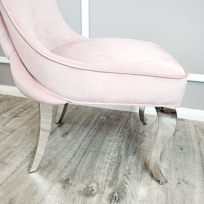Louis White 180cm Marble Dining Table + Button Back Chairs, 140cm Bench-Esme Furnishings