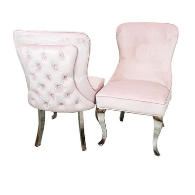 Louis White 180cm Marble Dining Table + Button Back Chairs, 140cm Bench-Esme Furnishings