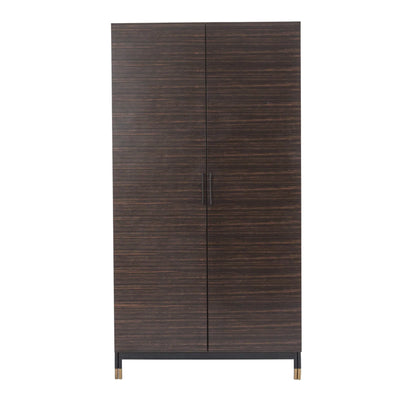Bali 2 Door Wardrobe - Ebony by Twenty10 Designs-Esme Furnishings